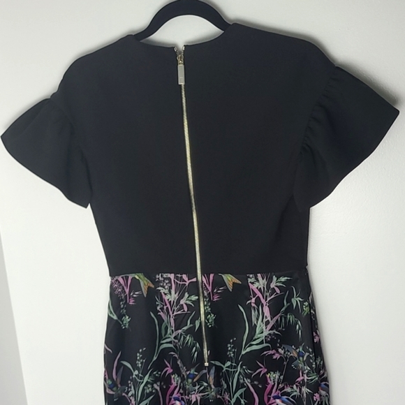 Ted Baker Darcy Fortune Hummingbird Floral Culotte Jumpsuit - Picture 13 of 15